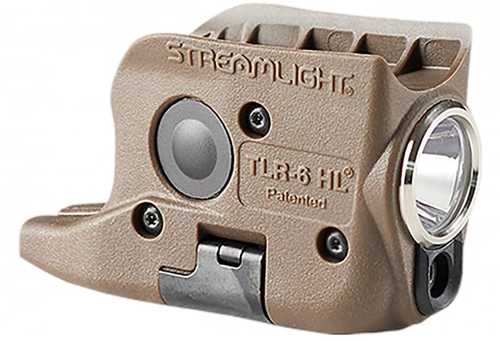 Streamlight TLR-6 HL White LED Weapon Light with Red Laser Glock 42/43/43x/48 Flat Dark Earth